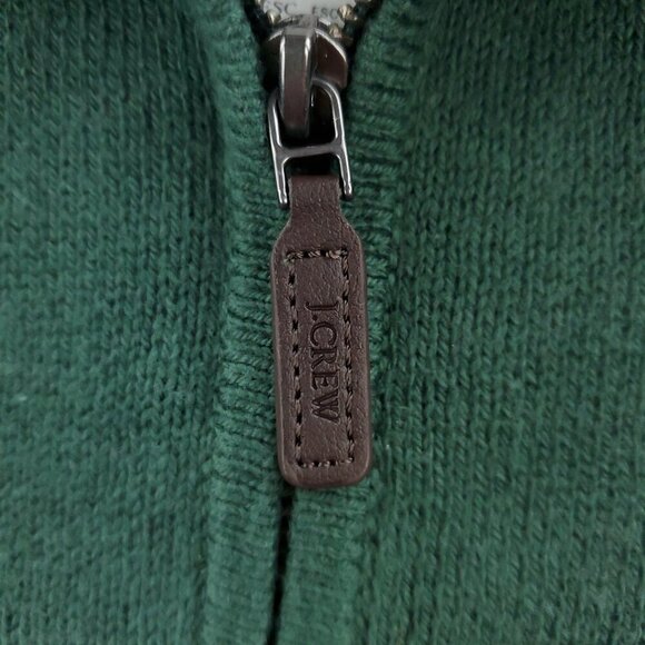 J. Crew 1/4 Zip Pullover Sweater Mock Neck 100% Cotton BF091 Men's XL NWT - Picture 5 of 10